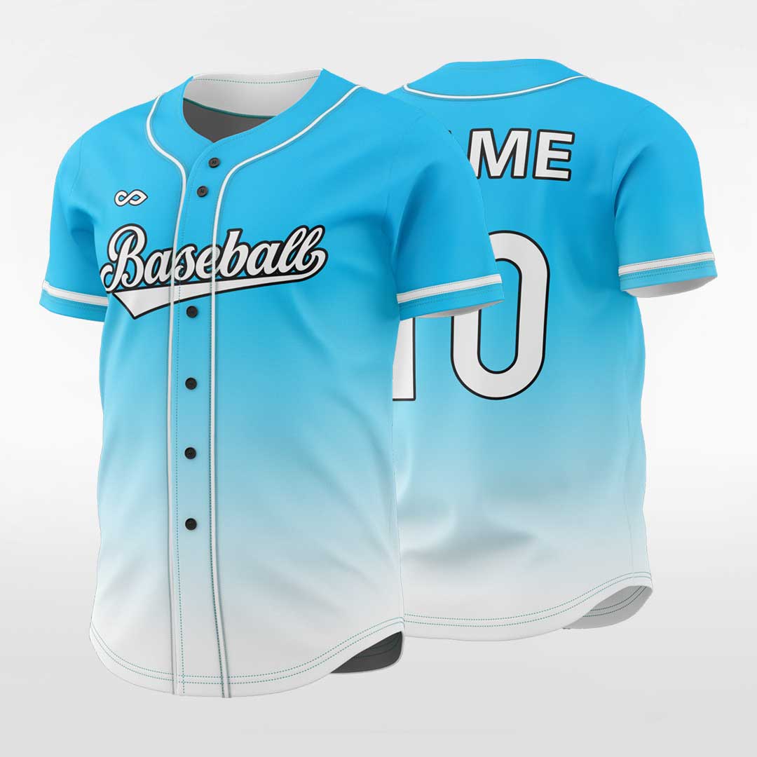 Precipitate - Customized Men's Sublimated Button Down Baseball Jersey