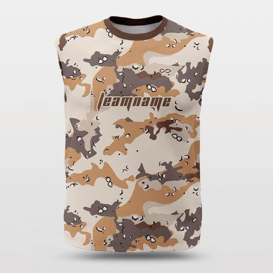 Desert Customized Wide Shoulder Basketball Jersey