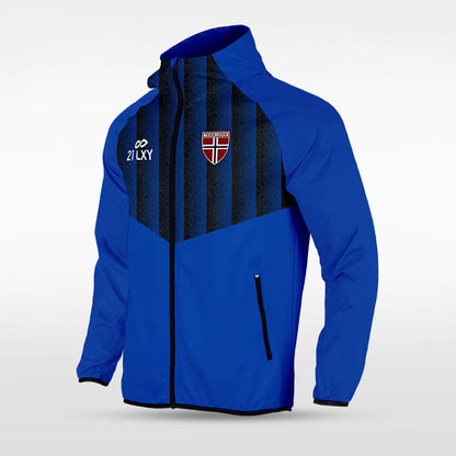 Blue Historic India Sublimated Full-Zip Jacket