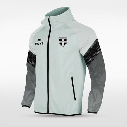 Grey Embrace Splash Sublimated Full-Zip Jacket