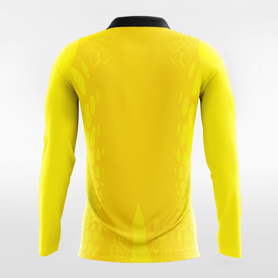 Long Sleeve Yellow volleyball Jersey