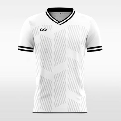 custom white soccer jersey