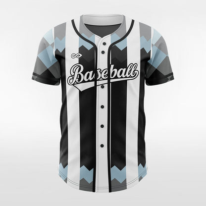 Pixel Grotto - Customized Men's Sublimated Button Down Baseball Jersey