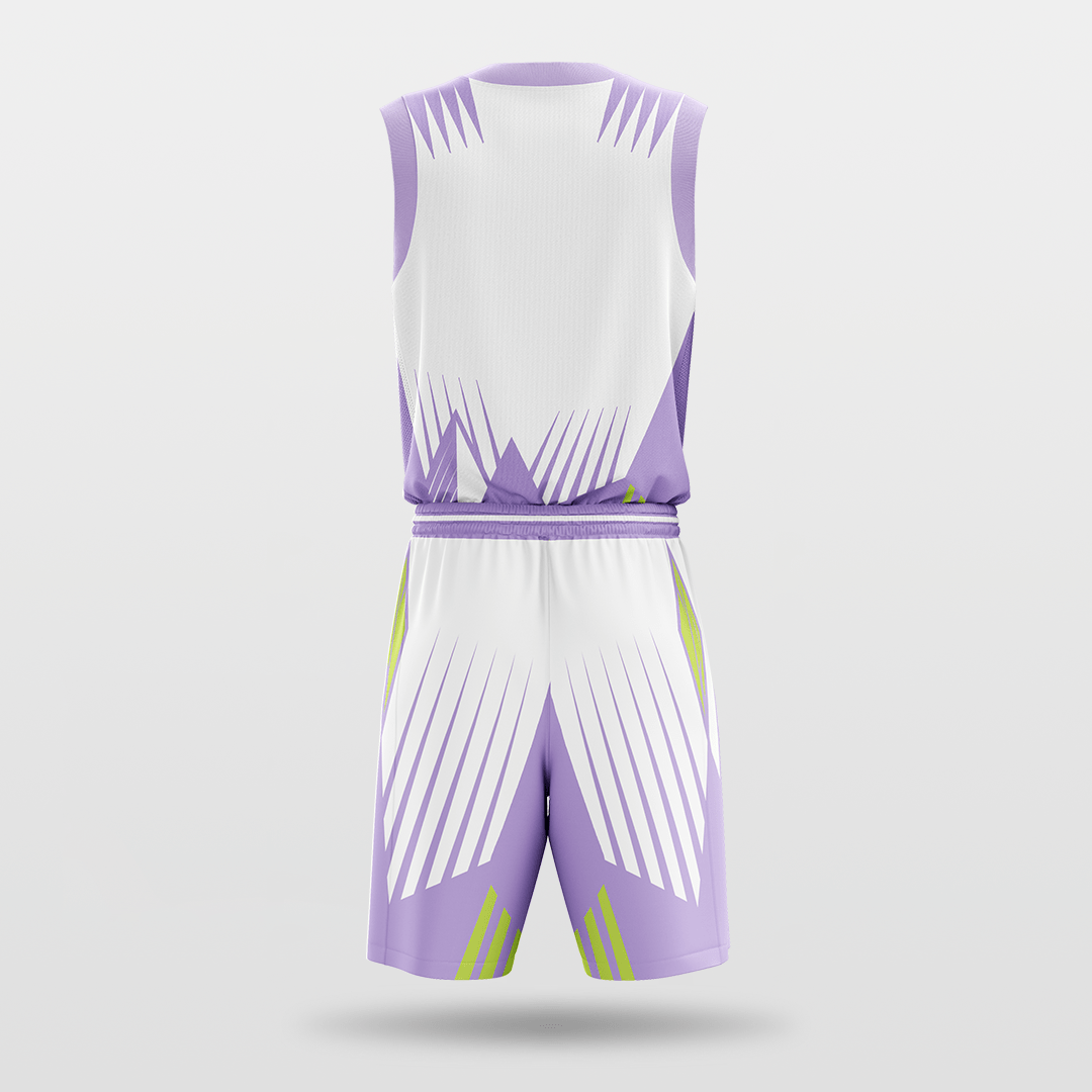 Light Purple Sublimated Basketball Jersey