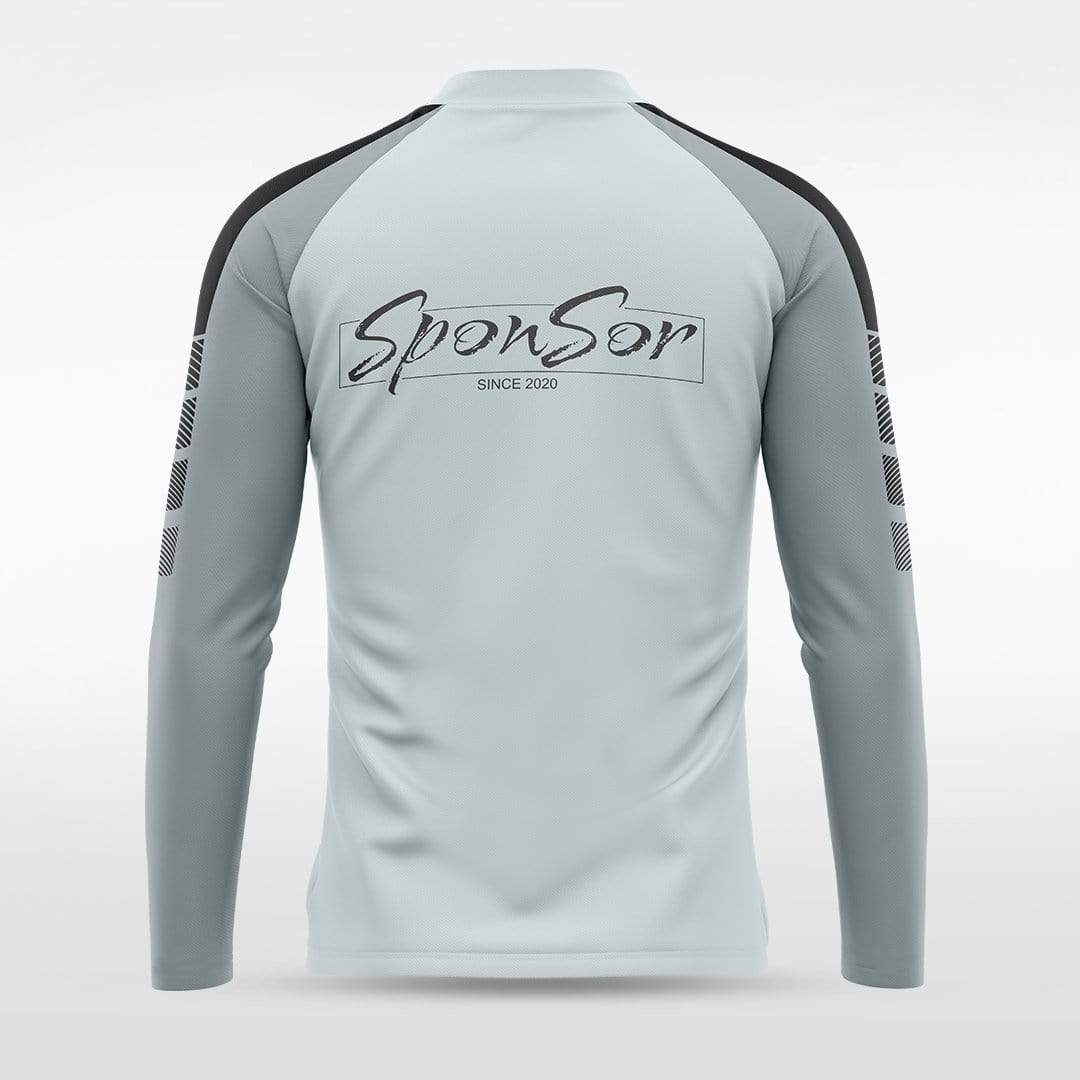 Grey Embrace Wind Stopper Men 1/4 Zip Jersey Design