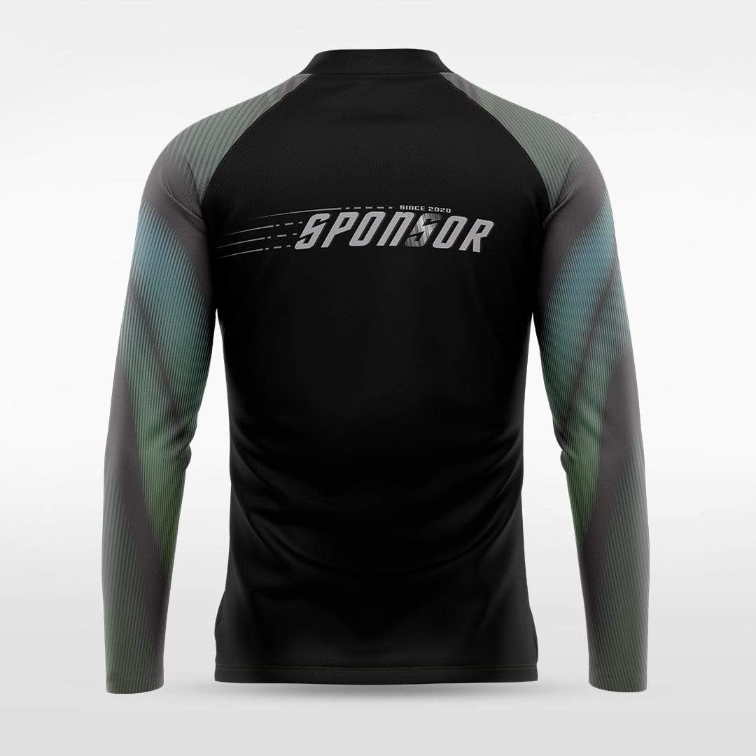 Black Embrace Aurora Men 1/4 Zip Jersey for Team