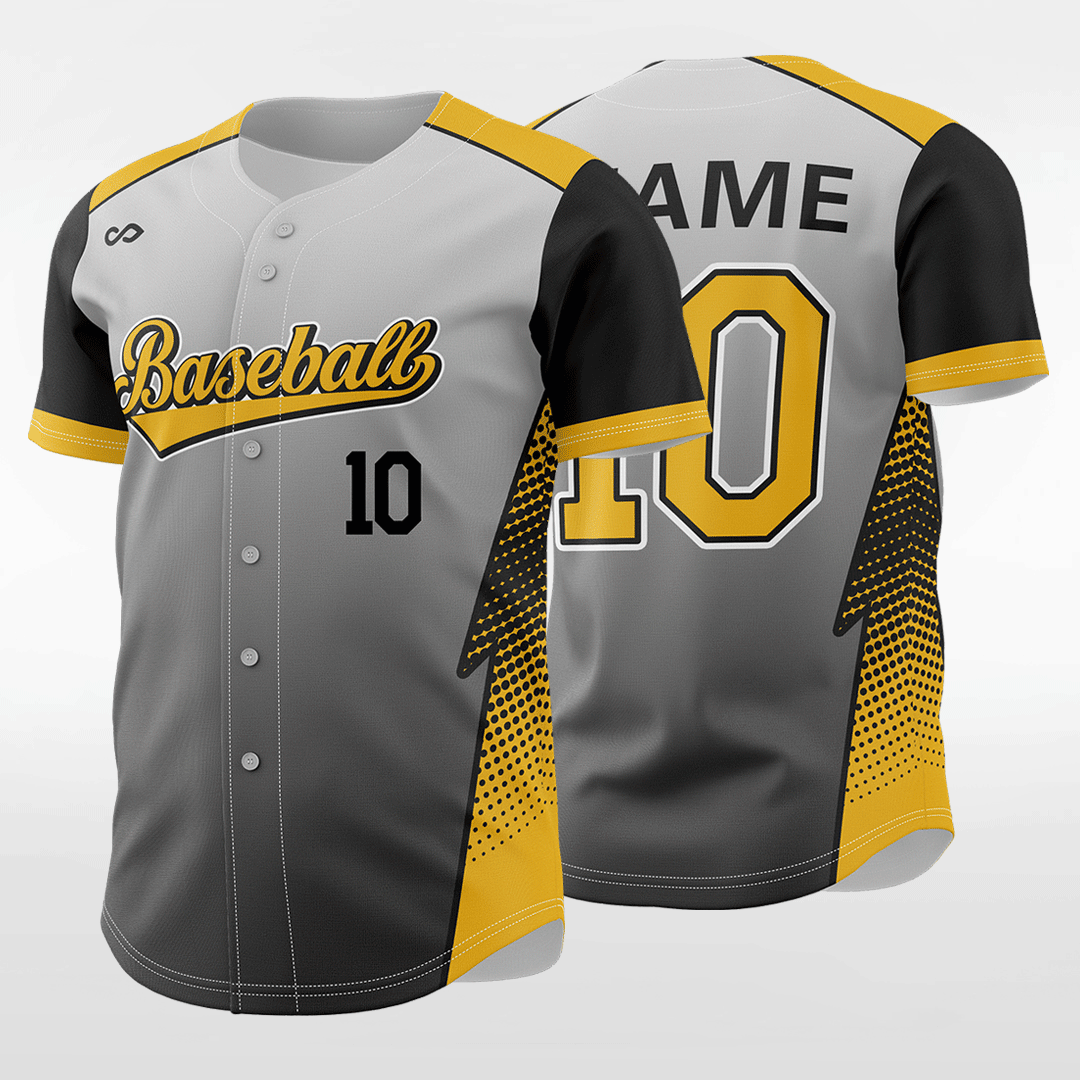 Batman - Customized Men's Sublimated Button Down Baseball Jersey