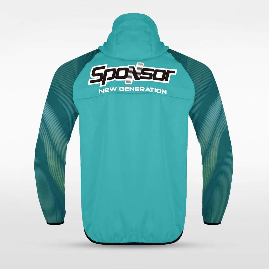 Mint Embrace Aurora Customized Full-Zip Jacket Design