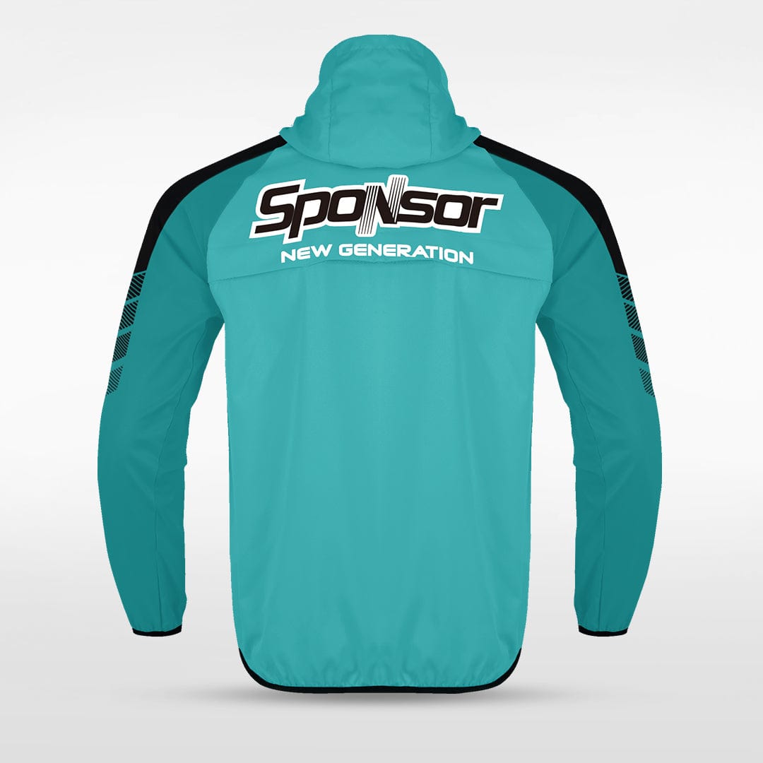 Mint Embrace Wind Full-Zip Jacket Design