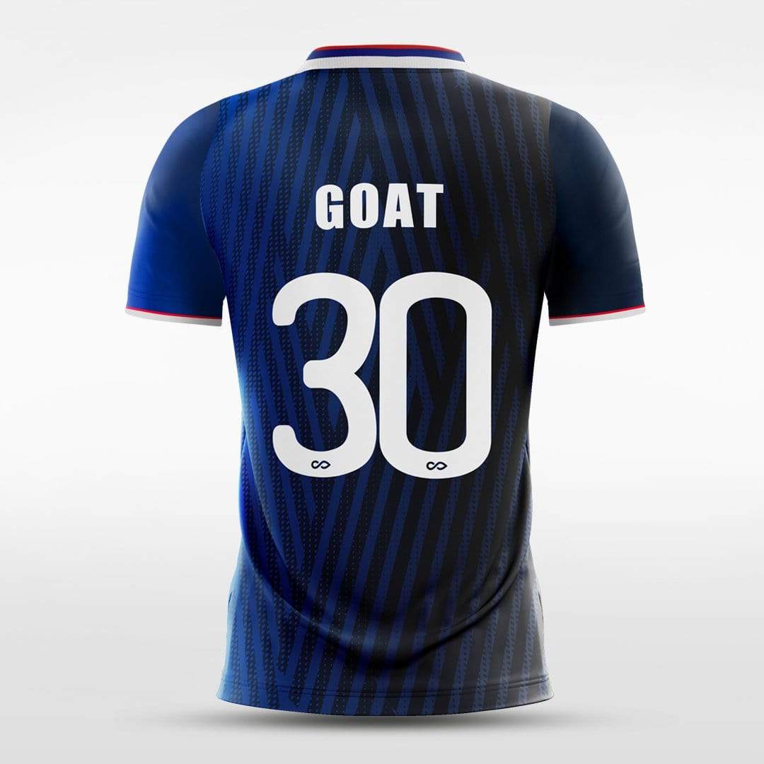 Navy Blue Paris Soccer Jersey