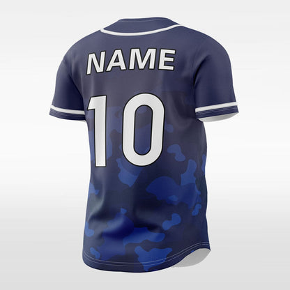 Camouflage 2 - Customized Men's Sublimated Button Down Baseball Jersey