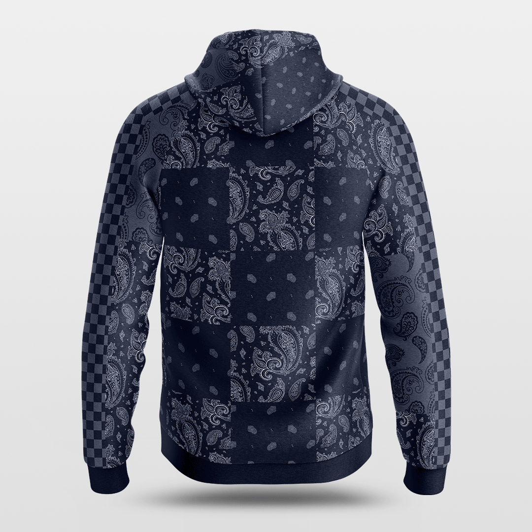 Paisley Custom Loose Fit training Hoodie Design