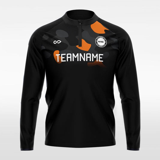 Orange Juice Sublimated 1/4 Zip Top