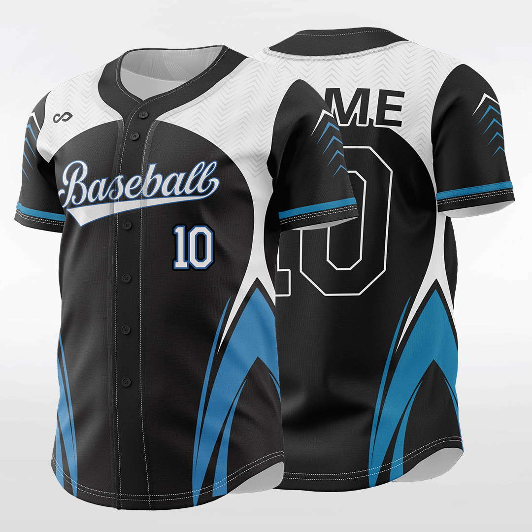 Blackfish - Customized Men's Sublimated Button Down Baseball Jersey