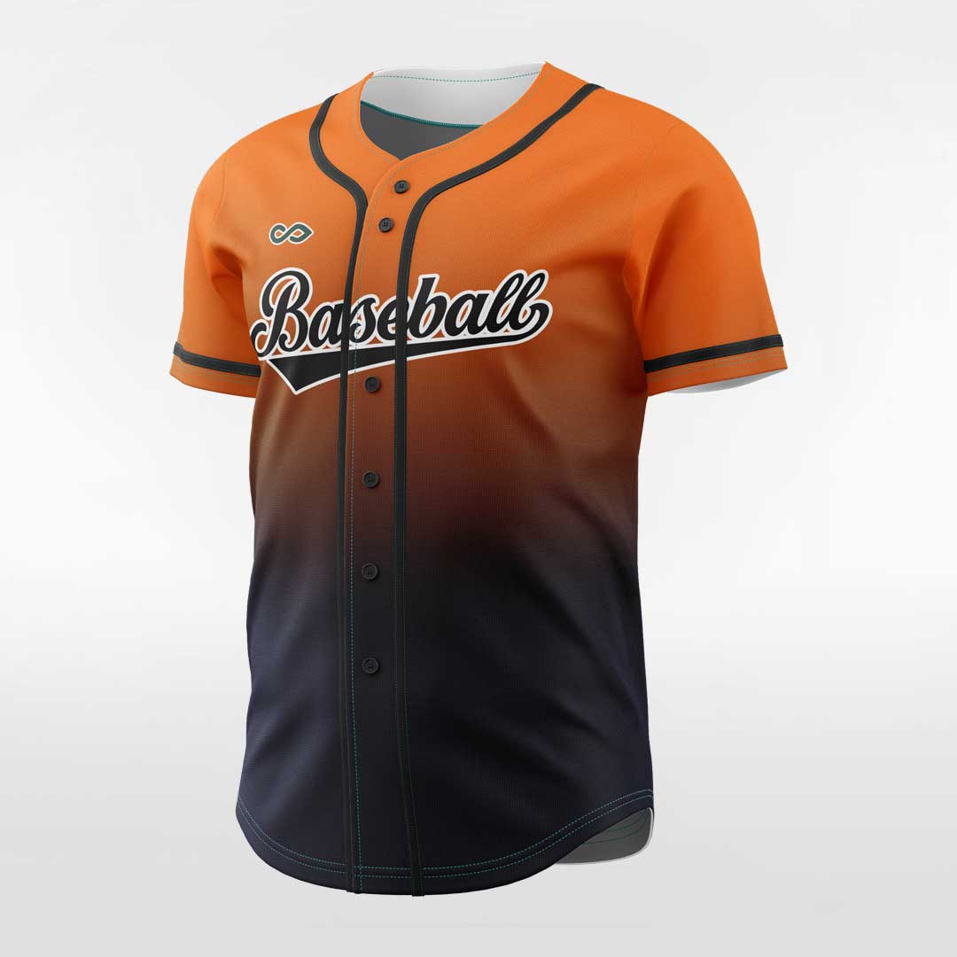 Precipitate - Customized Men's Sublimated Button Down Baseball Jersey