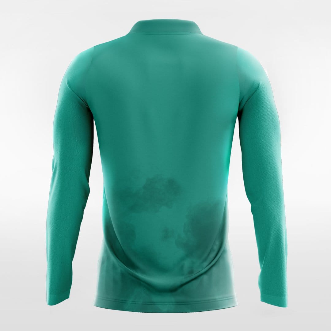 Green Long Sleeve Team Soccer Jersey