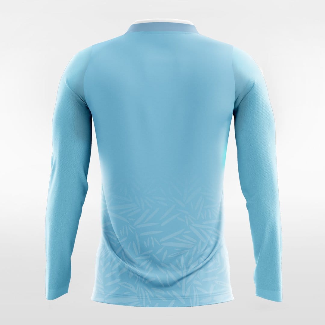 Blue Long Sleeve Team Soccer Jersey