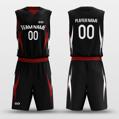 Red&Black Reversible Basketball Set