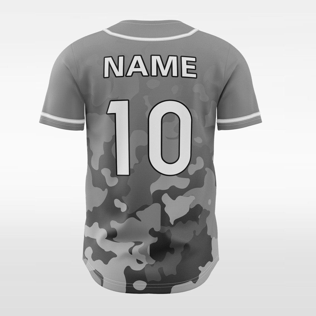 Camouflage 2 - Customized Men's Sublimated Button Down Baseball Jersey