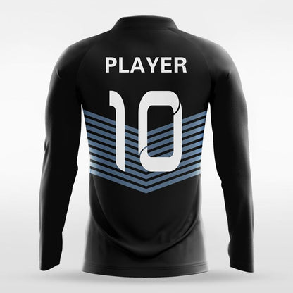 Custom Black Long Sleeve volleyball Jersey