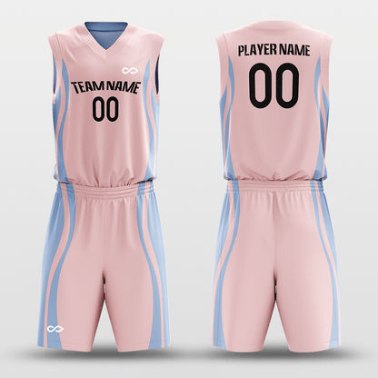 Pink&Blue Reversible Basketball Set
