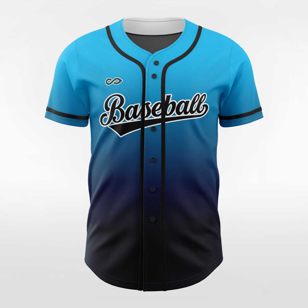 Precipitate - Customized Men's Sublimated Button Down Baseball Jersey