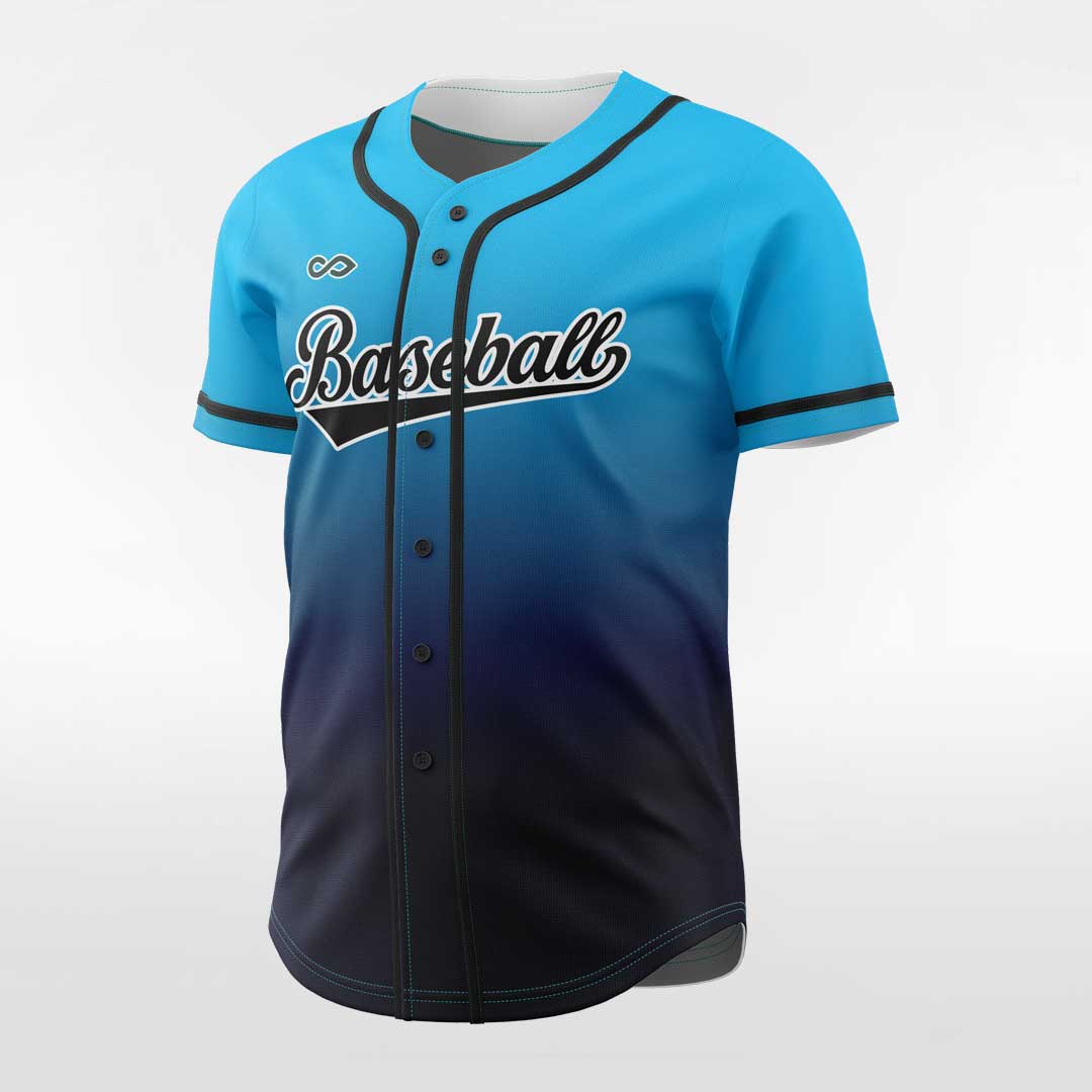 Precipitate - Customized Men's Sublimated Button Down Baseball Jersey