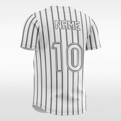 Zebra - Customized Men's Sublimated Button Down Baseball Jersey