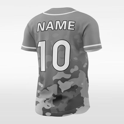 Camouflage 2 - Customized Men's Sublimated Button Down Baseball Jersey