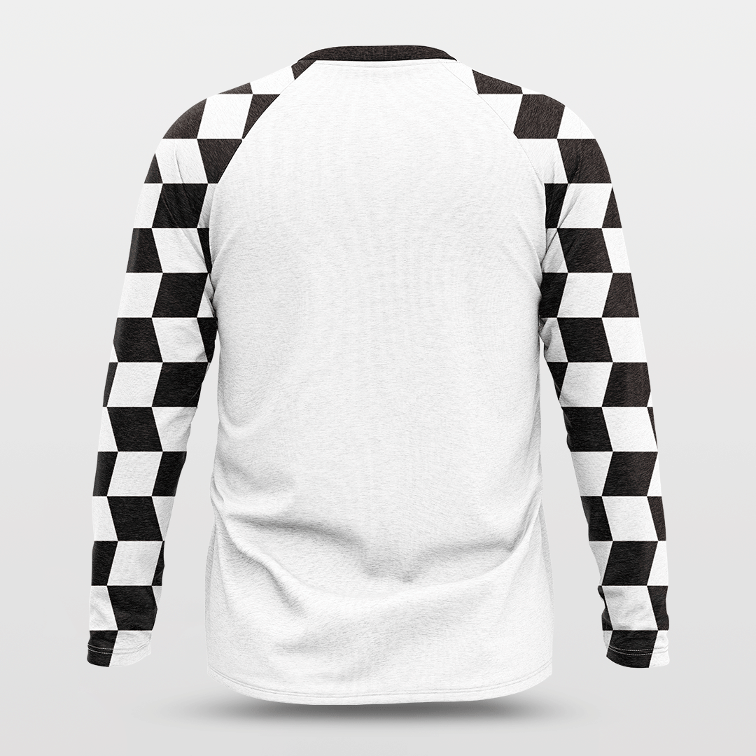 Checkerboard Shooting Jersey Black&White