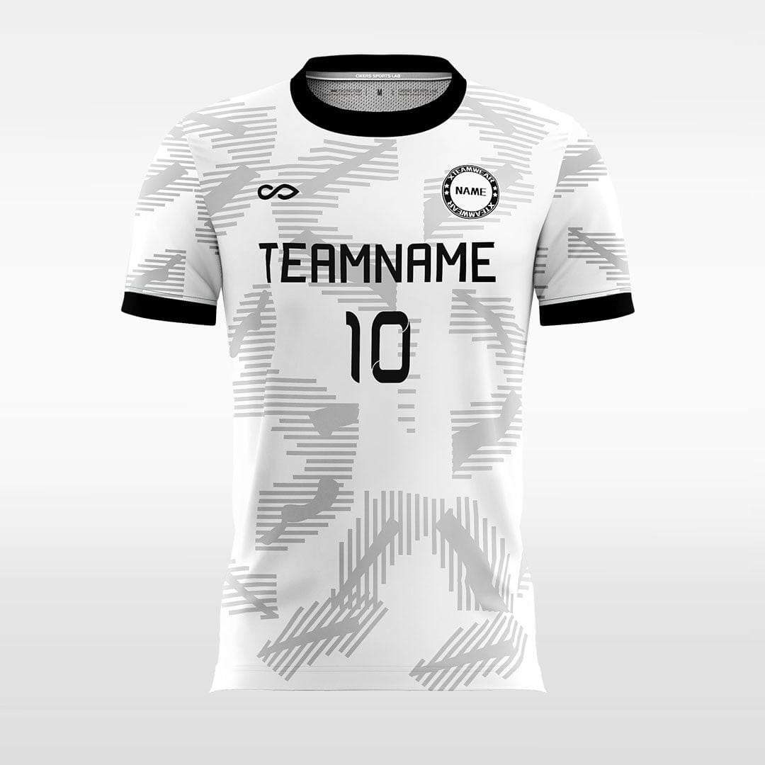 Custom Stripe Sublimated Soccer Jersey Design