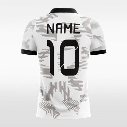 Custom Stripe Sublimated Soccer Jersey Mockup