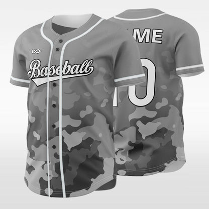 Camouflage 2 - Customized Men's Sublimated Button Down Baseball Jersey