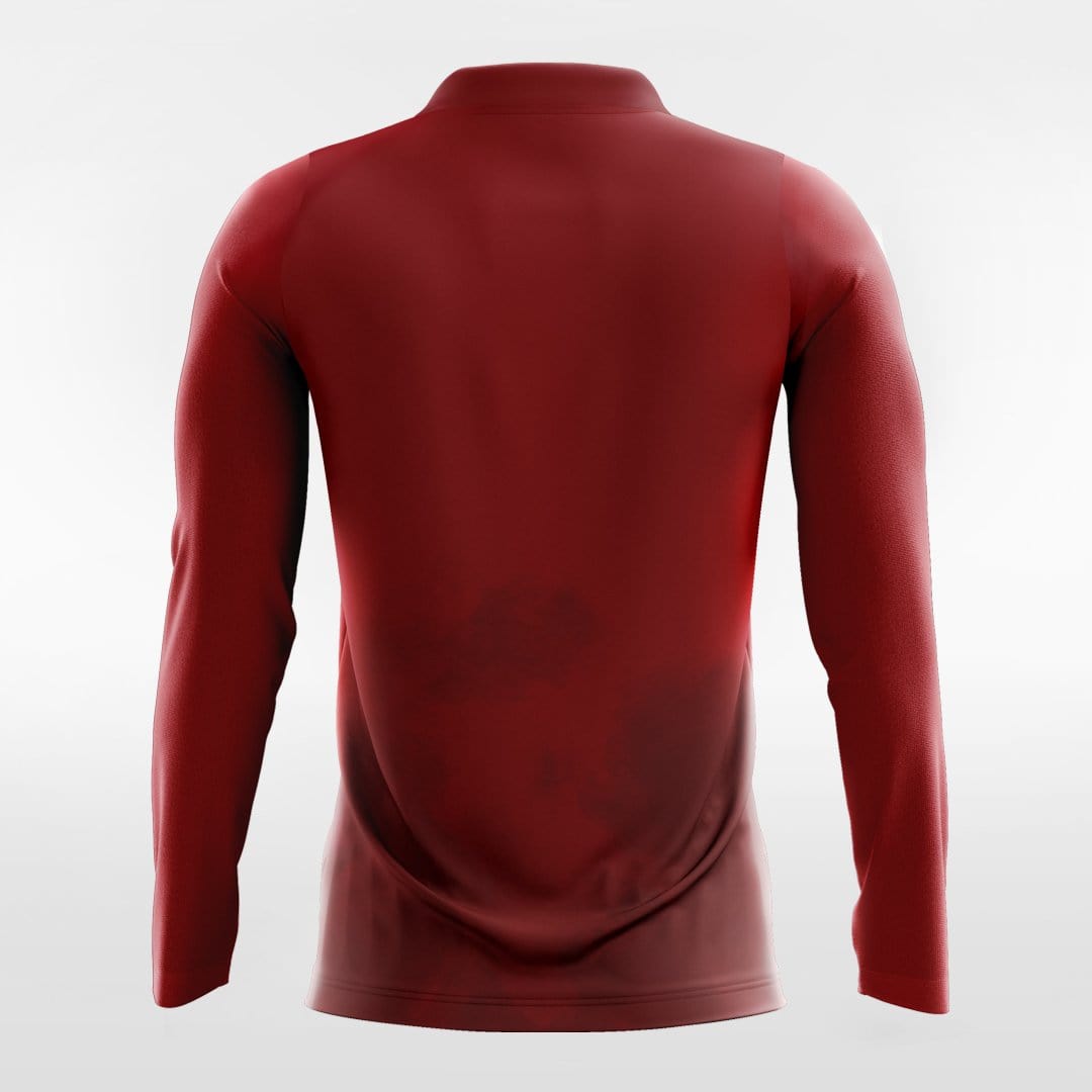 Red Long Sleeve Team Soccer Jersey