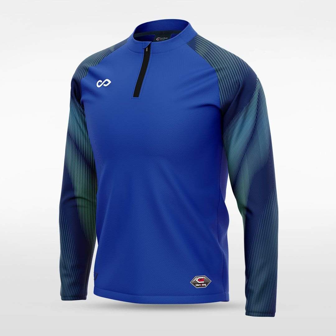 Blue Embrace Aurora Sublimated 1/4 Zip Top