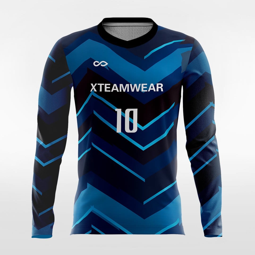 Limited Secret 2- Custom Long Sleeve Volleyball Jersey Sublimated