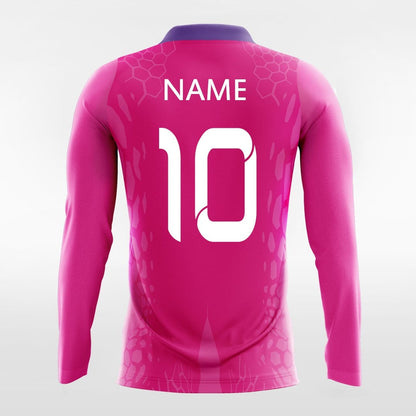 Long Sleeve Pink volleyball Jersey