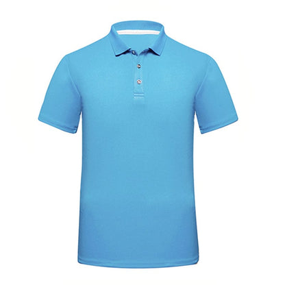 Light Blue Unisex 160GSM Midweight Polo Design