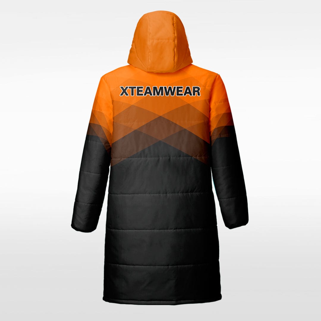 Continent Custom Winter Coat Orange