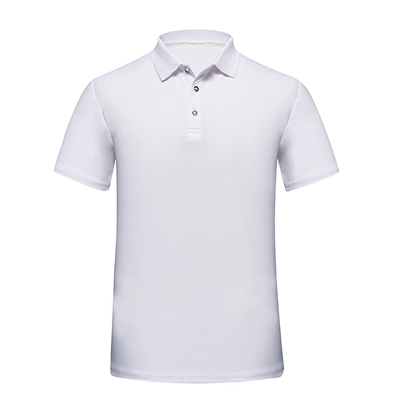 White Unisex 160GSM Midweight Polo