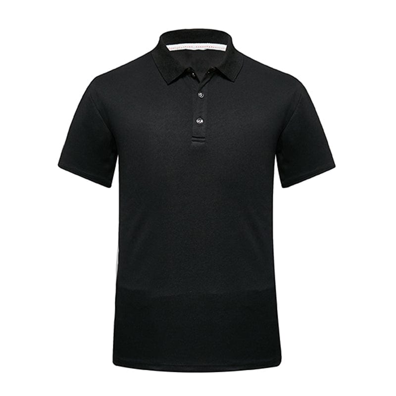 Black Unisex 160GSM Midweight Polo Design