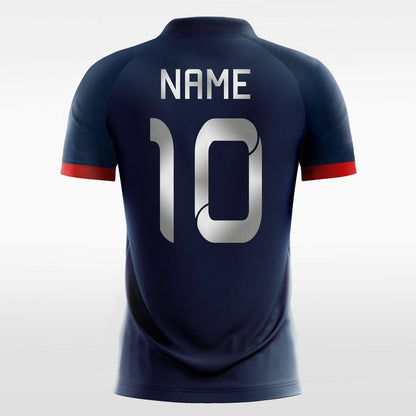 navy blue soccer jersey