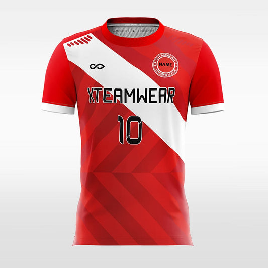 Red Men's Sublimated Soccer Jerseys