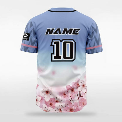 Sakura Way - Customized Men's Sublimated 2-Button Baseball Jersey