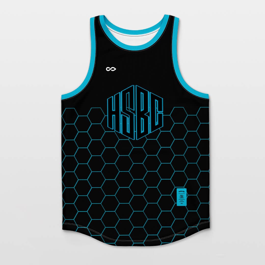 Black Track Jersey Sleeveless