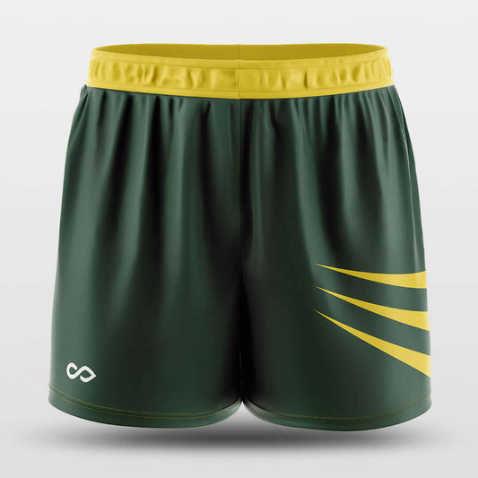 green track shorts