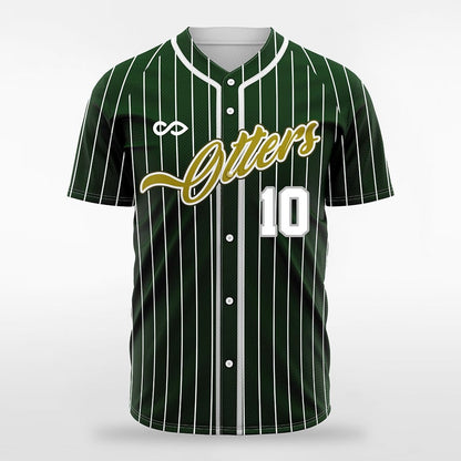 Chivalry - Customized Men's Sublimated Button Down Baseball Jersey