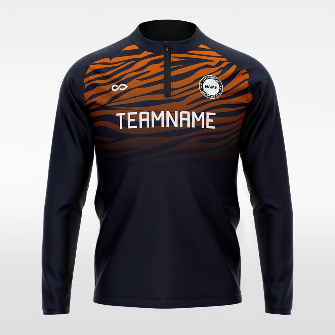 Zebra Men 1/4 Zip Jersey Design