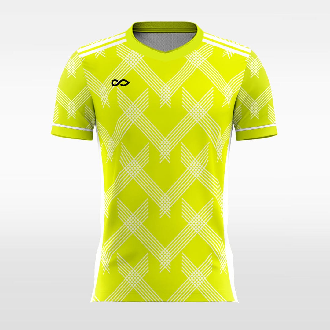 Neon Yellow Sublimated Soccer Jersey