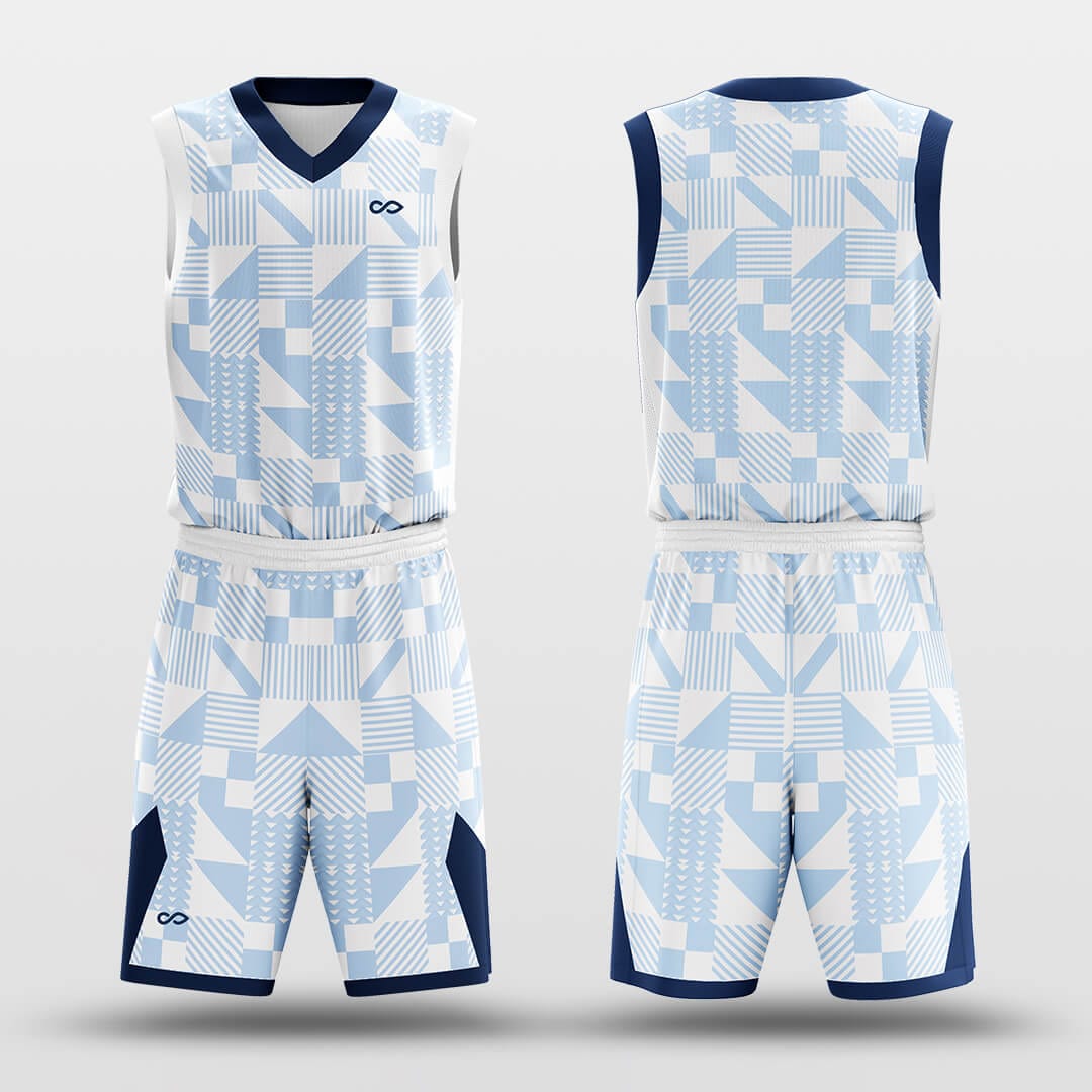 domino light blue basketball jersey kit
